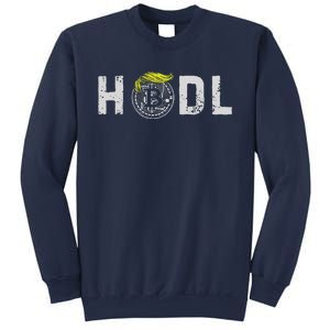 Sarcastic Hodl Trump Bitcoin Crypto Decentralize Donald Pump Sweatshirt