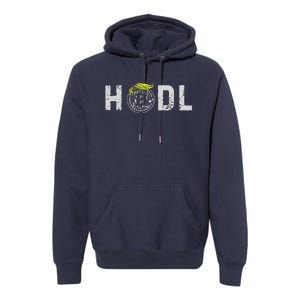 Sarcastic Hodl Trump Bitcoin Crypto Decentralize Donald Pump Premium Hoodie