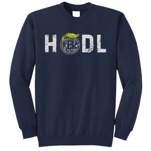 Sarcastic Hodl Trump Bitcoin Crypto Decentralize Donald Pump Tall Sweatshirt