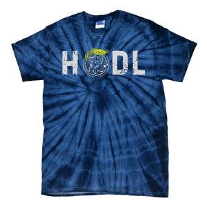 Sarcastic Hodl Trump Bitcoin Crypto Decentralize Donald Pump Tie-Dye T-Shirt