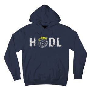 Sarcastic Hodl Trump Bitcoin Crypto Decentralize Donald Pump Tall Hoodie