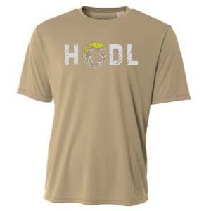 Sarcastic Hodl Trump Bitcoin Crypto Decentralize Donald Pump Cooling Performance Crew T-Shirt