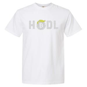 Sarcastic Hodl Trump Bitcoin Crypto Decentralize Donald Pump Garment-Dyed Heavyweight T-Shirt