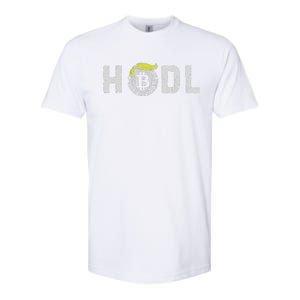 Sarcastic Hodl Trump Bitcoin Crypto Decentralize Donald Pump Softstyle CVC T-Shirt