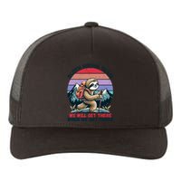 Sloth Hiking Team Hiking Gifts Funny Sloth Yupoong Adult 5-Panel Trucker Hat