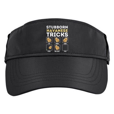 Stubborn Havanese Tricks Cuban Havaneser Havanezer Adult Drive Performance Visor