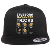 Stubborn Havanese Tricks Cuban Havaneser Havanezer Flat Bill Trucker Hat