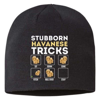 Stubborn Havanese Tricks Cuban Havaneser Havanezer Sustainable Beanie