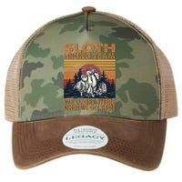 Sloth Hiking Team WeLl Get There When We Get There Legacy Tie Dye Trucker Hat