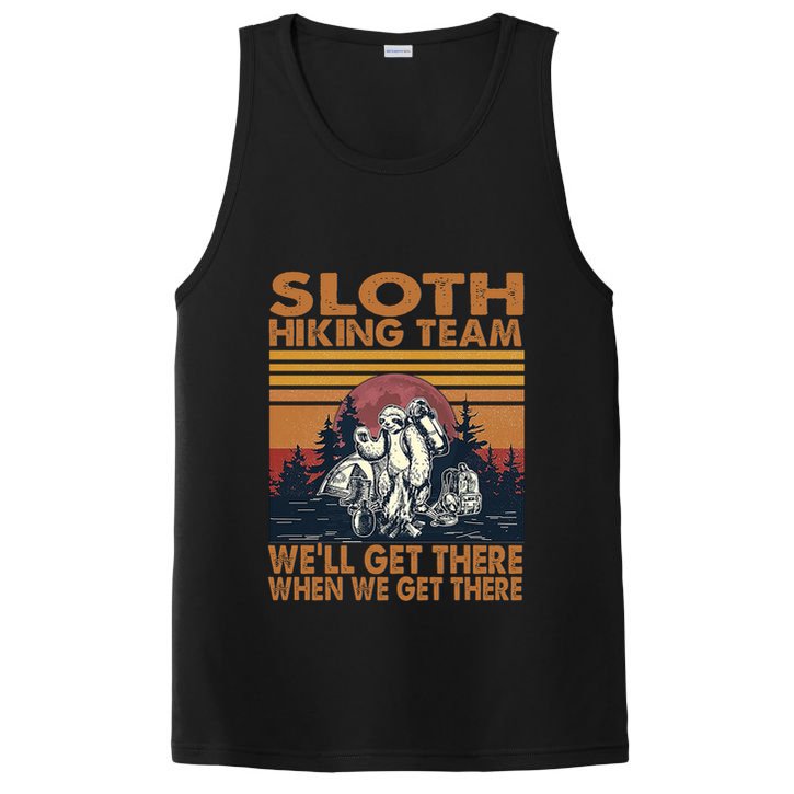 Sloth Hiking Team WeLl Get There When We Get There PosiCharge Competitor Tank