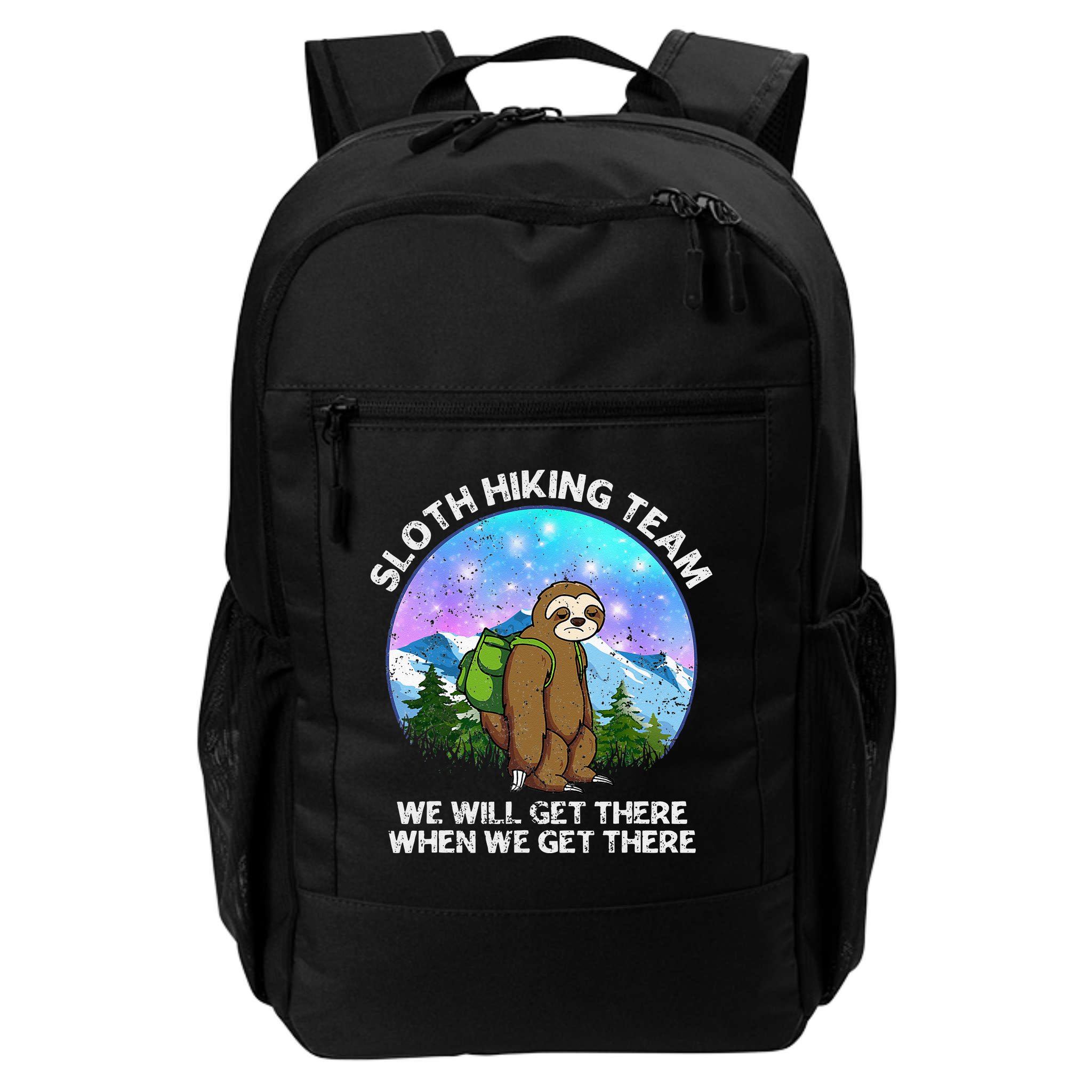 Sloth Hiking Team Funny Sloth Hiking Lover Backpack