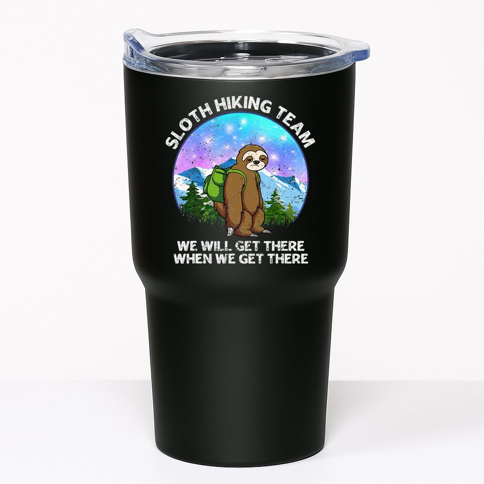 Sloth Hiking Team Funny Sloth Hiking Lover Tumbler