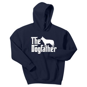 Siberian Husky The Dogfather Kids Hoodie