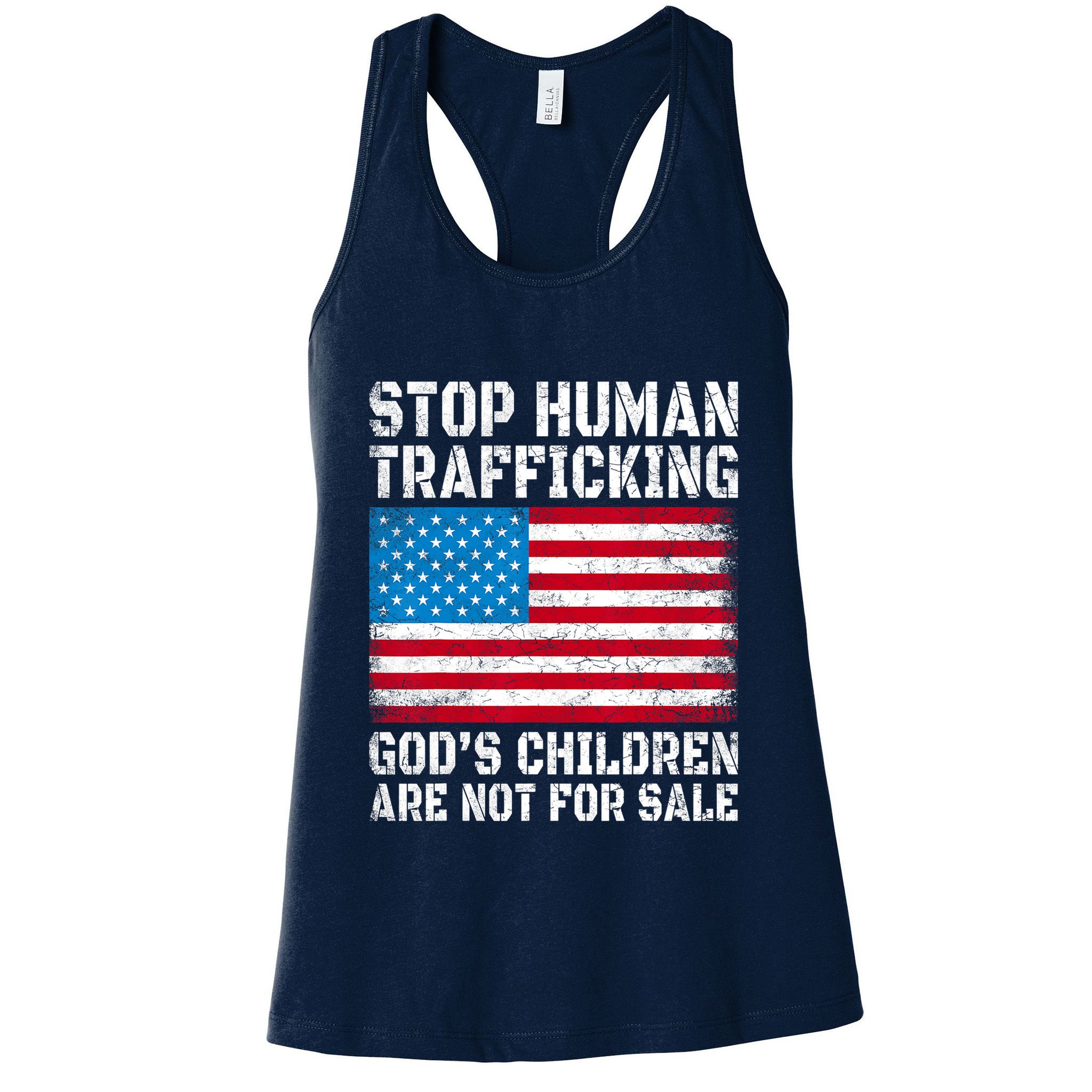 Stop Human Trafficking Gods Children Are Not For Sale Womens Tank Top