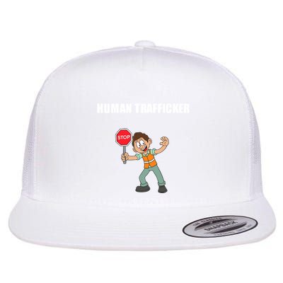 Summerhaysbros Human Trafficker Flat Bill Trucker Hat
