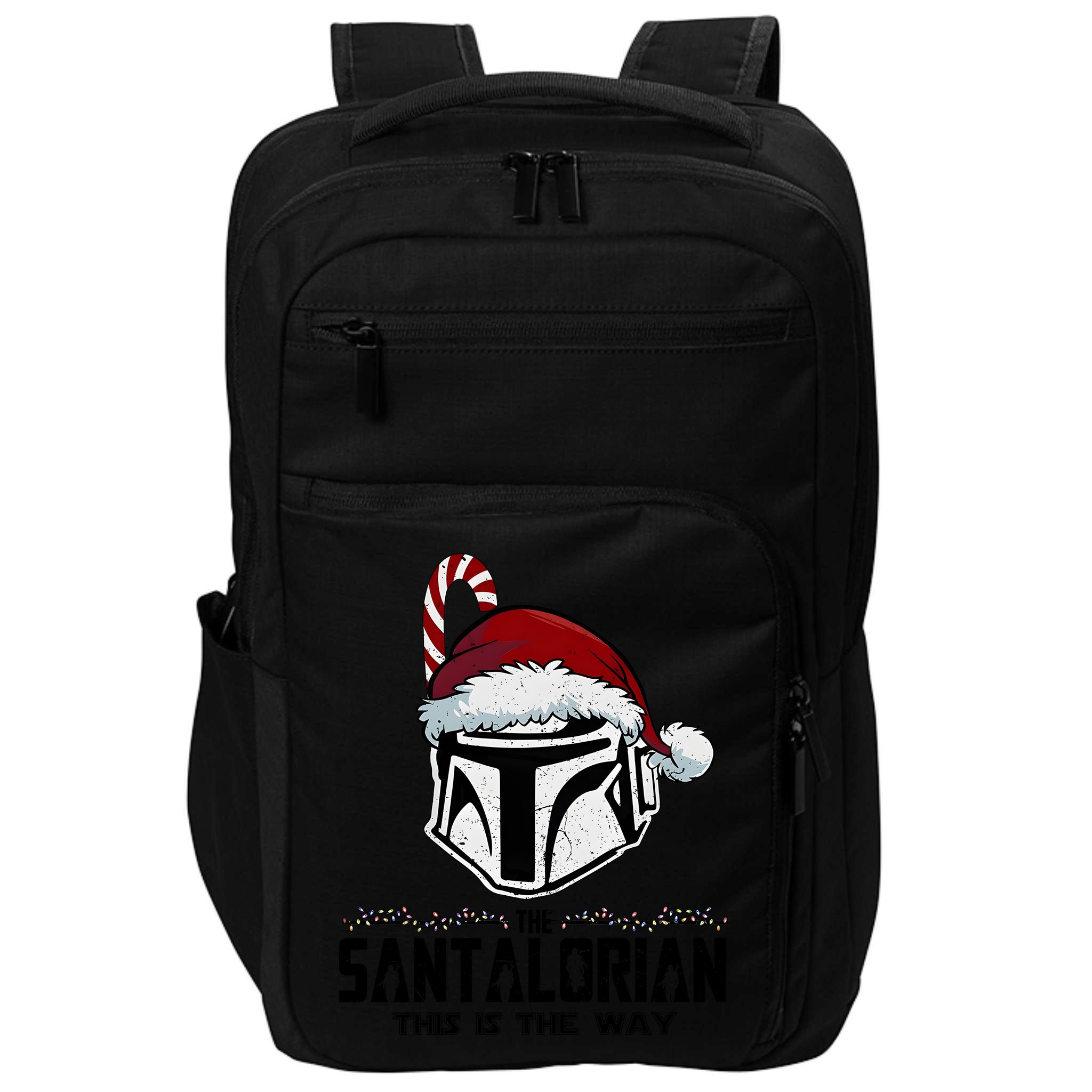 Santalorian Hunter This Is The Way Christmas Holiday Season Impact Tech Backpack