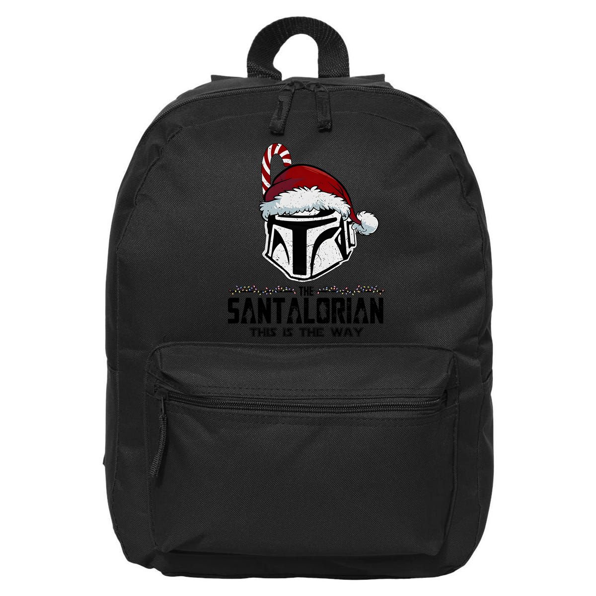 Santalorian Hunter This Is The Way Christmas Holiday Season 16 in Basic Backpack