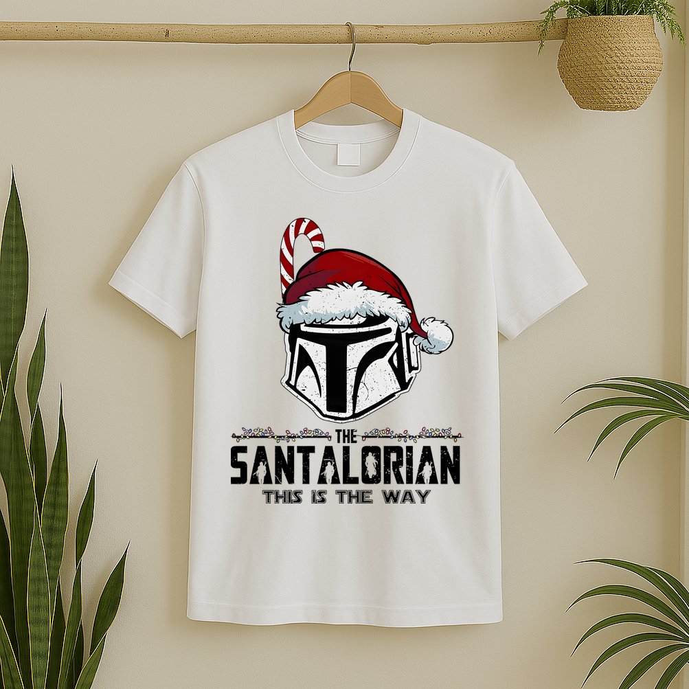 Santalorian Hunter This Is The Way Christmas Holiday Season T-Shirt