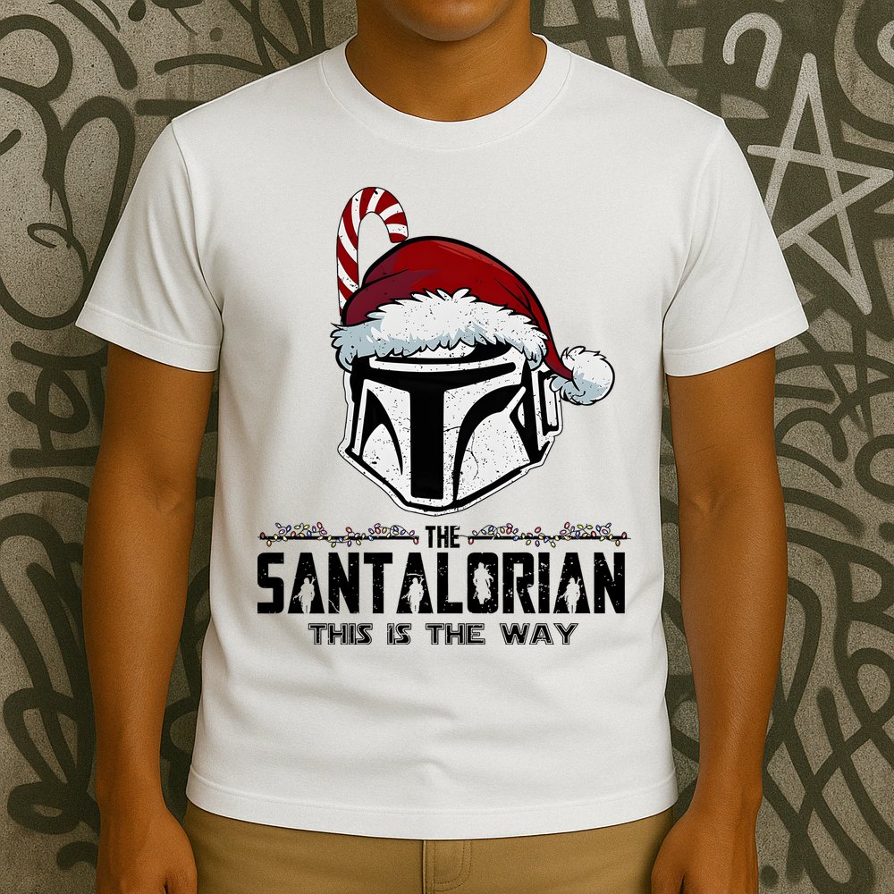 Santalorian Hunter This Is The Way Christmas Holiday Season T-Shirt
