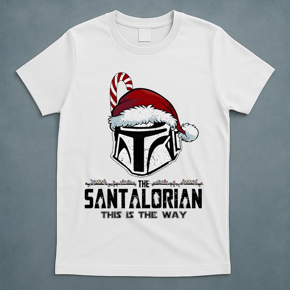 Santalorian Hunter This Is The Way Christmas Holiday Season T-Shirt