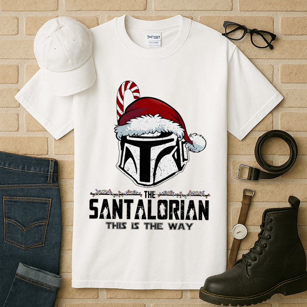 Santalorian Hunter This Is The Way Christmas Holiday Season Tall T-Shirt