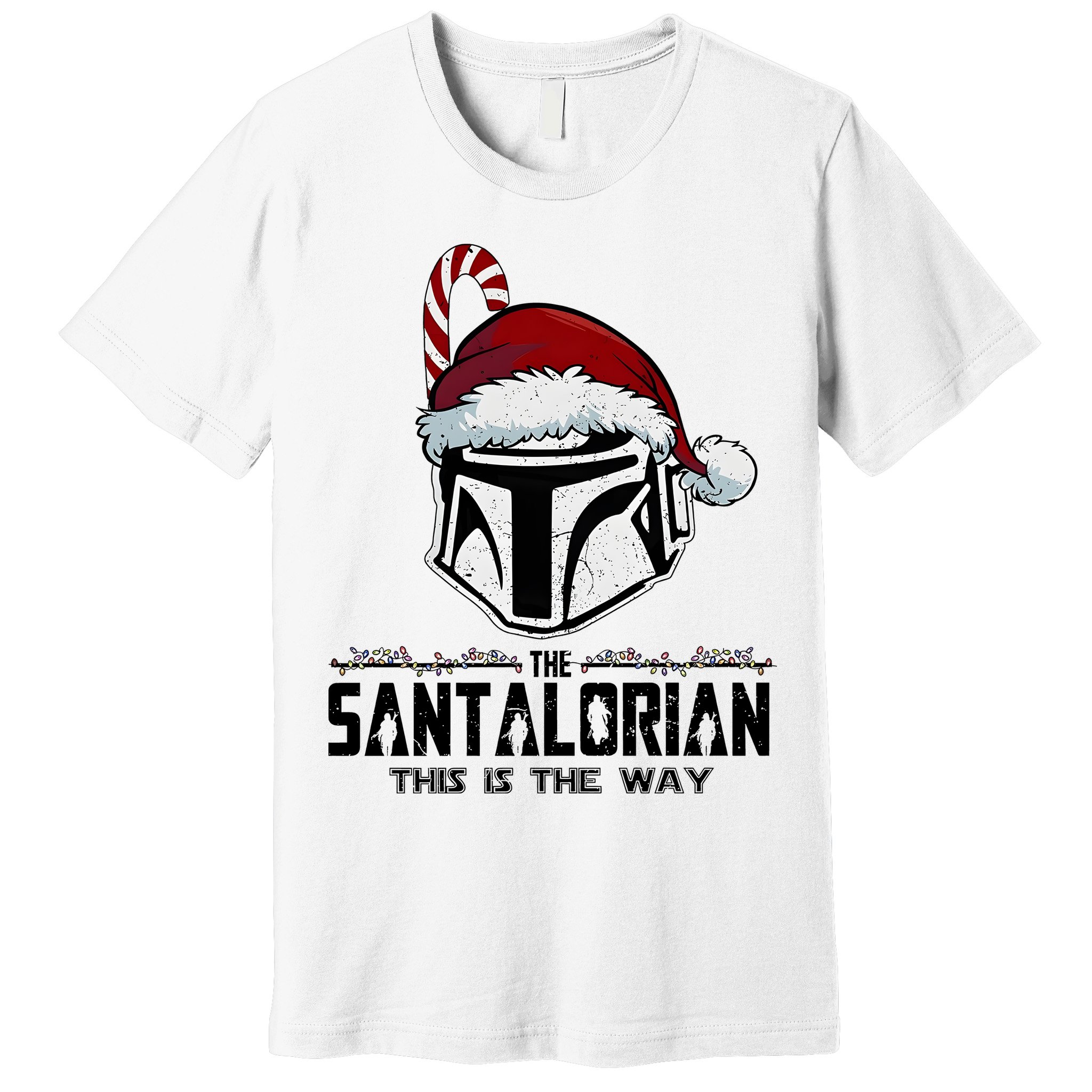Santalorian Hunter This Is The Way Christmas Holiday Season Premium T-Shirt