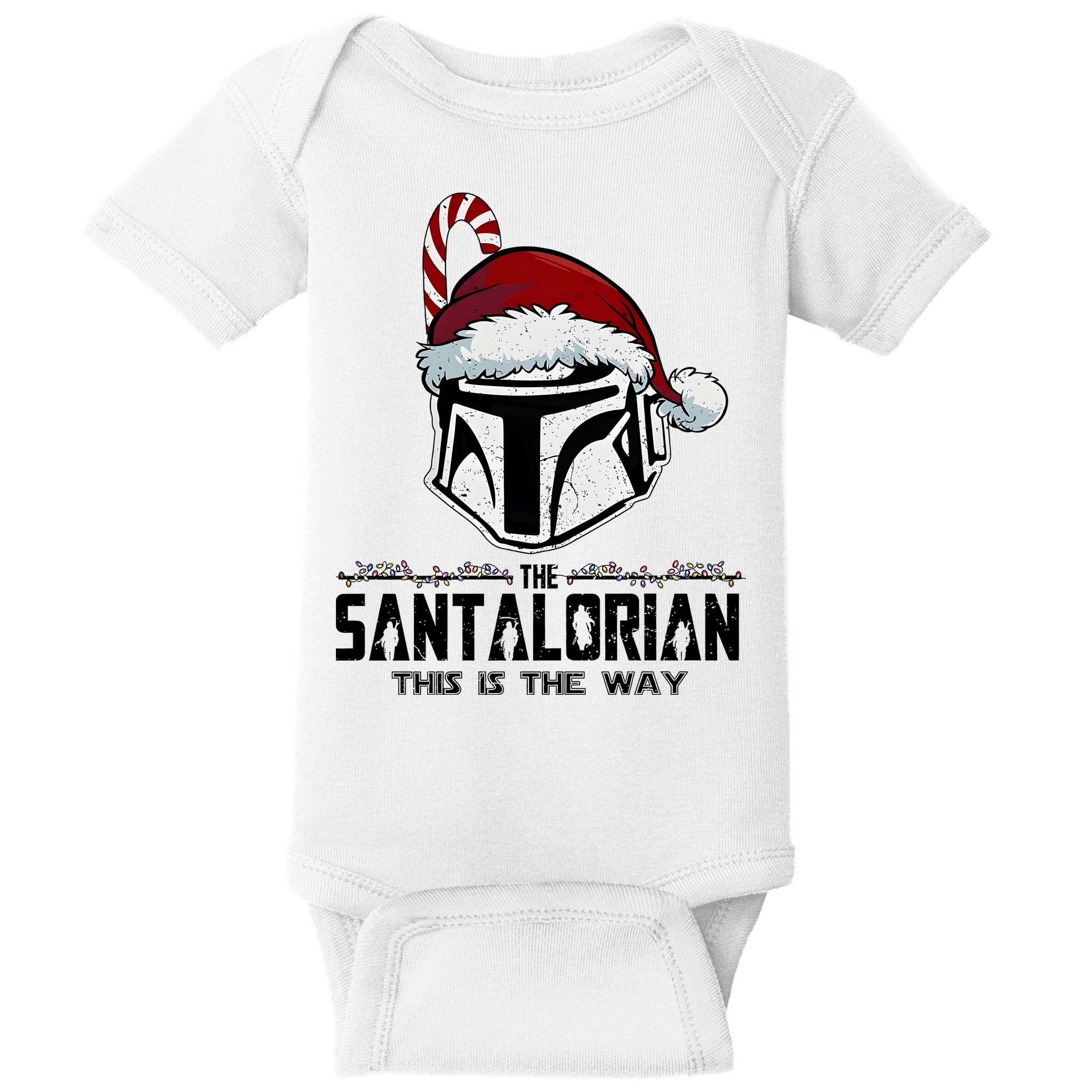 Santalorian Hunter This Is The Way Christmas Holiday Season Baby Bodysuit