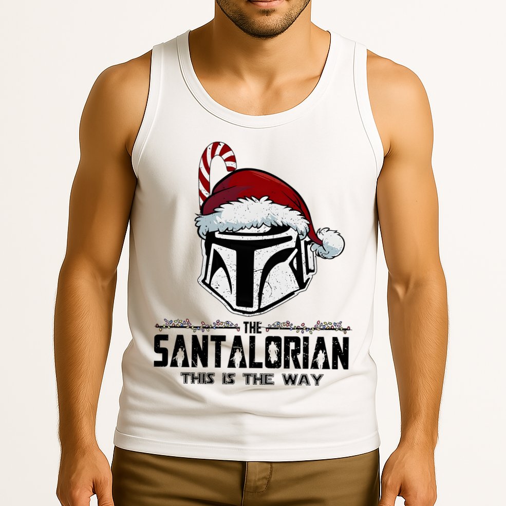 Santalorian Hunter This Is The Way Christmas Holiday Season Tank Top