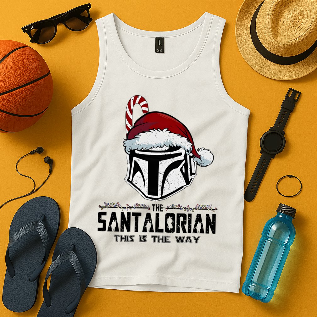 Santalorian Hunter This Is The Way Christmas Holiday Season Tank Top