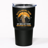 Sloth Hiking Team We Will Get There When We Get There Tumbler