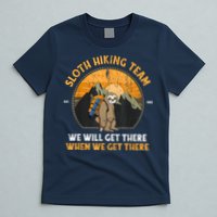 Sloth Hiking Team We Will Get There When We Get There T-Shirt