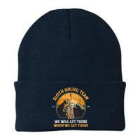 Sloth Hiking Team We Will Get There When We Get There Beanie