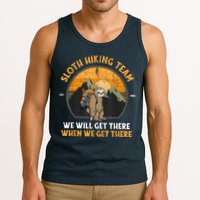 Sloth Hiking Team We Will Get There When We Get There Tank Top