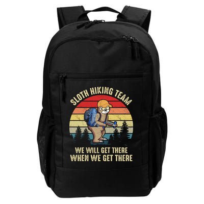 Sloth Hiking Team We Will Get There When We Get ThereFunny Backpack
