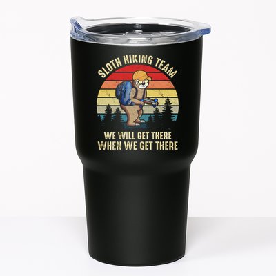Sloth Hiking Team We Will Get There When We Get ThereFunny Tumbler