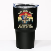 Sloth Hiking Team We Will Get There When We Get ThereFunny Tumbler