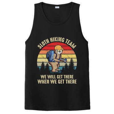 Sloth Hiking Team We Will Get There When We Get ThereFunny PosiCharge Competitor Tank