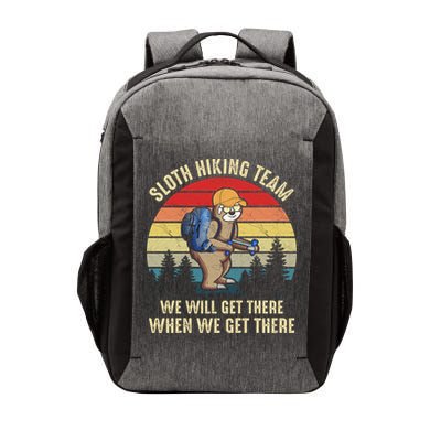 Sloth Hiking Team We Will Get There When We Get ThereFunny Vector Backpack