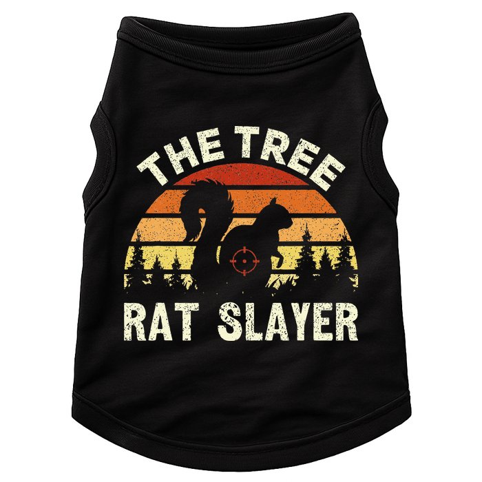 Squirrel Hunter The Tree Rat Slayer Retro Squirrel Hunting Doggie Tank