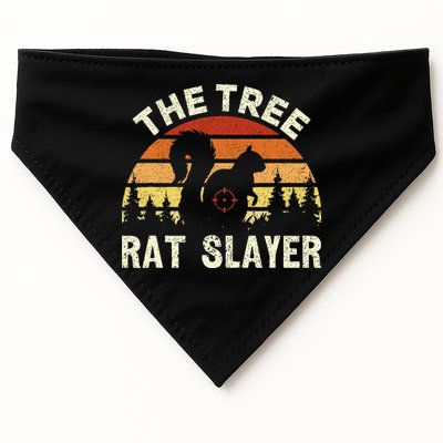 Squirrel Hunter The Tree Rat Slayer Retro Squirrel Hunting USA-Made Doggie Bandana
