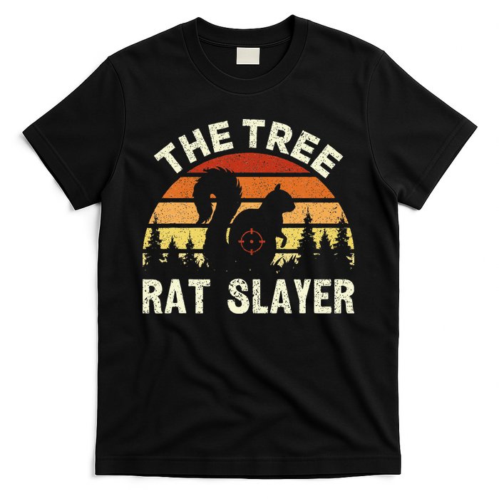 Squirrel Hunter The Tree Rat Slayer Retro Squirrel Hunting T-Shirt