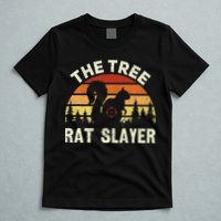 Squirrel Hunter The Tree Rat Slayer Retro Squirrel Hunting T-Shirt