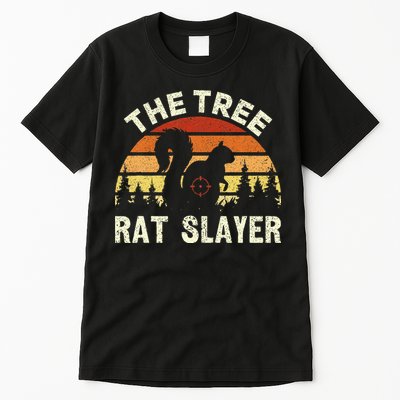 Squirrel Hunter The Tree Rat Slayer Retro Squirrel Hunting Tall T-Shirt