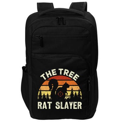 Squirrel Hunter The Tree Rat Slayer Retro Squirrel Hunting Impact Tech Backpack
