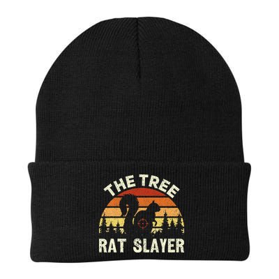 Squirrel Hunter The Tree Rat Slayer Retro Squirrel Hunting Beanie