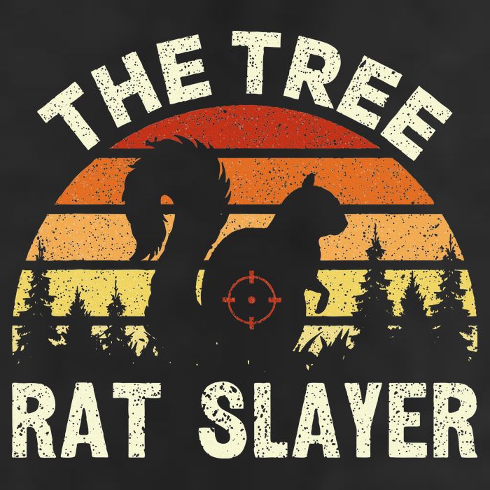 Squirrel Hunter The Tree Rat Slayer Retro Squirrel Hunting Premium Pullover Hoodie
