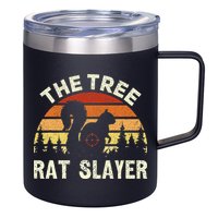 Squirrel Hunter The Tree Rat Slayer Retro Squirrel Hunting 12oz Stainless Steel Coffee Mug