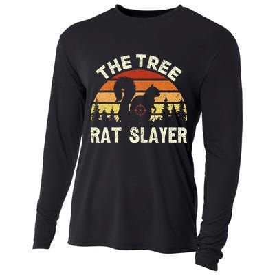 Squirrel Hunter The Tree Rat Slayer Retro Squirrel Hunting Cooling Performance Long Sleeve Crew