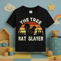 Squirrel Hunter The Tree Rat Slayer Retro Squirrel Hunting Toddler T-Shirt