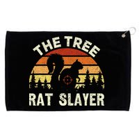 Squirrel Hunter The Tree Rat Slayer Retro Squirrel Hunting Grommeted Golf Towel